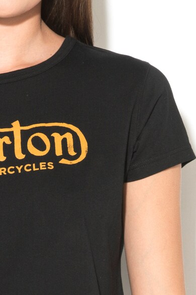 Norton Tricou cu logo si decolteu la baza gatului Chumps Femei