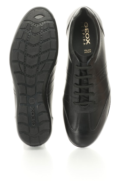 Geox Кожени спортно-елегантни обувки Symbol с мрежест език Мъже
