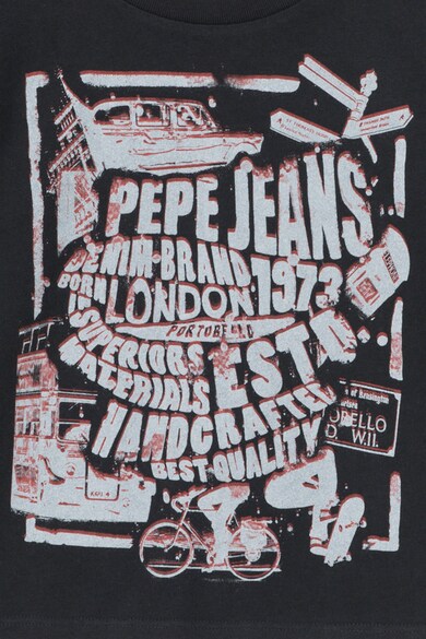 Pepe Jeans London Bluza cu imprimeu Jarrison Baieti