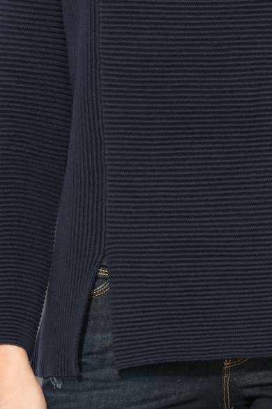 French Connection Пуловер с рипсена повърхност и широка яка Жени