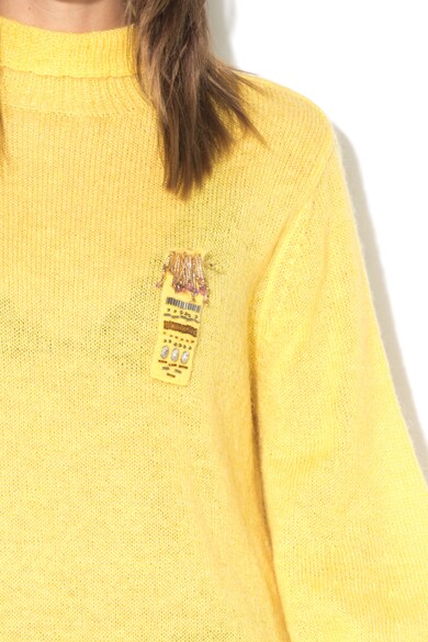 French Connection Pulover tricotat cu decoratiuni Femei