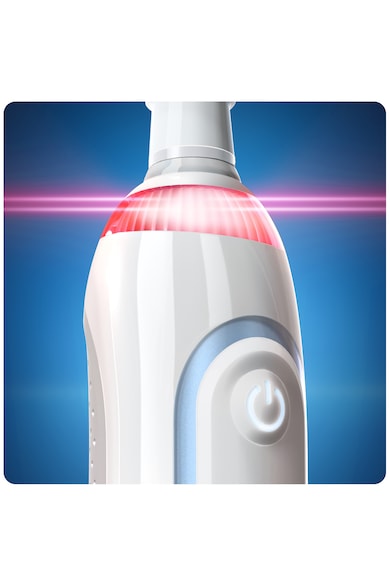 Oral-B Periuta de dinti electrica  Smart 6, 40000 pulsatii/min, 8800 oscilatii/min, Curatare 3D, 5 programe, 2 capete, Bluetooth, Trusa de calatorie, Alb/Albastru Femei