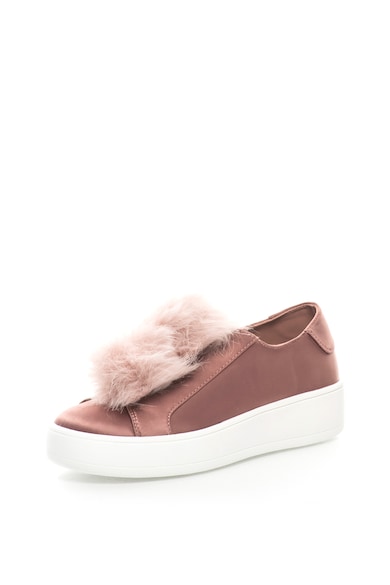 Steve Madden Pantofi sport slip-on flatform cu blana sintetica Breeze Femei