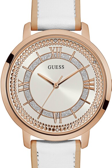 Guess Ceas cu o curea de piele Montauk Femei