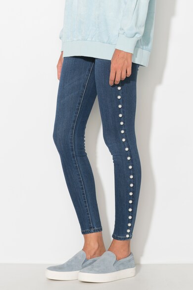 Zee Lane Denim Blugi skinny cu margele Femei