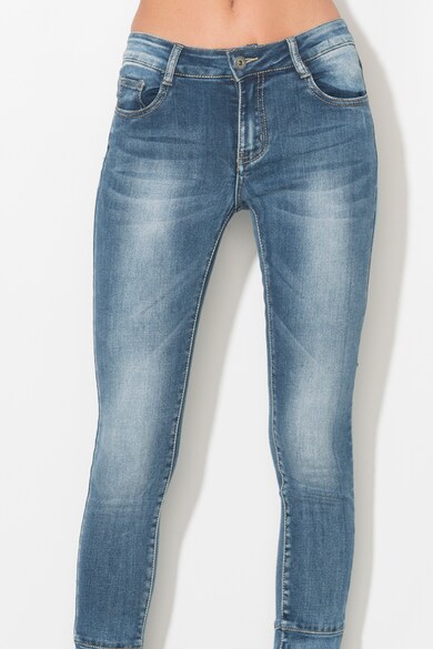 Zee Lane Denim Blugi skinny cu terminatie evazata Femei