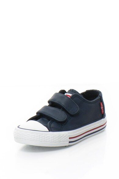 Levi's Pantofi sport de piele sintetica cu velcro Trucker Fete