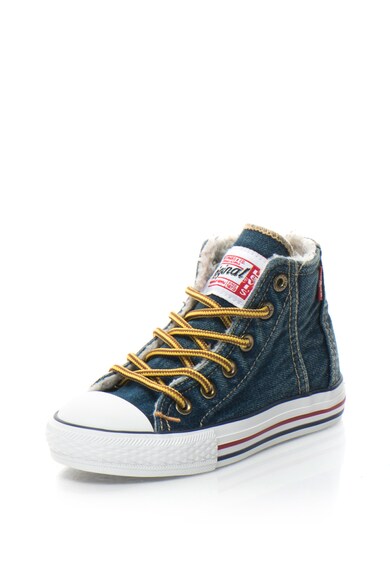 Levi's Pantofi sport inalti din denim cu blana sintetica Original Red Tab Fete