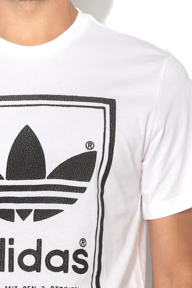 adidas Originals Tricou cu imprimeu logo Japan Archive, Alb Barbati