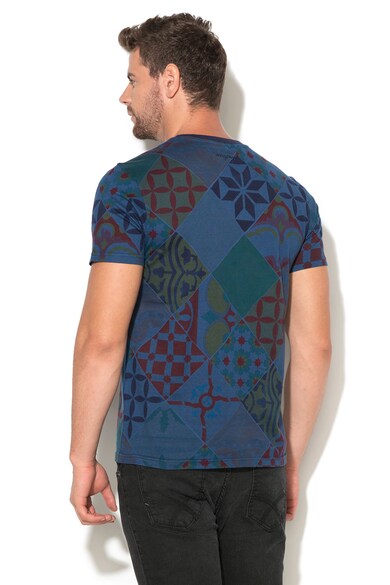 DESIGUAL Tricou cu model abstract Lillat Barbati