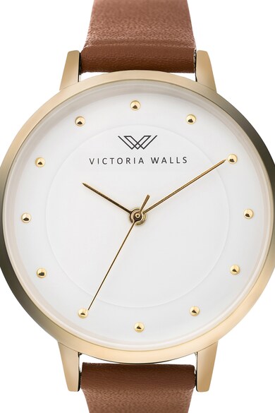 Victoria Walls Аналогов часовник Andrea с кожена каишка Жени