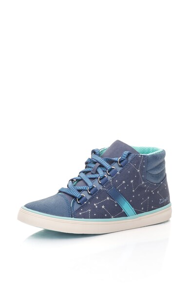 Clarks Tenisi mid-high cu stele Comic Pop Fete