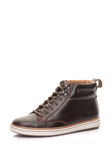 Clarks Norsen-Mid Bőr Sneakers Cipő férfi