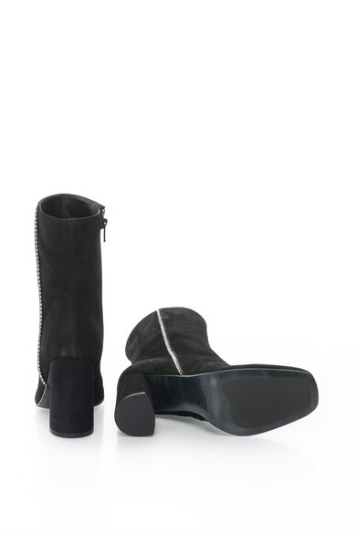 Zee Lane Collection Botine de piele intoarsa cu accente metalice Femei