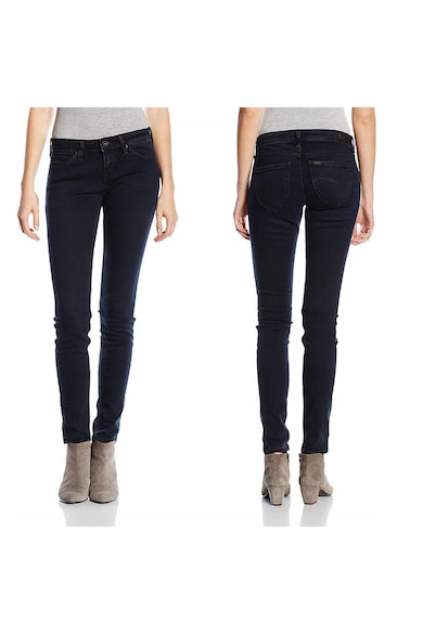 Blugi Dama - Toxey - W24-L29 - Bumbac - Fermoar - Lungi - Talie Joasa - 5 Bunzuare - High-Quality - Negru