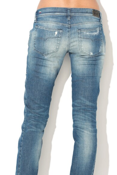 Diesel Blugi super skinny cu rupturi decorative Grupee Femei