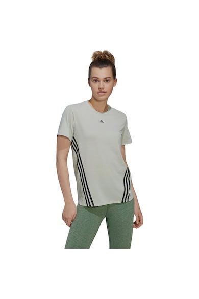 Tricou Trainicons cu 3 dungi - Verde