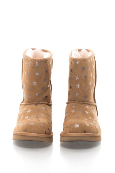 UGG Cizme scurte din piele intoarsa Classic Short II Stars Fete