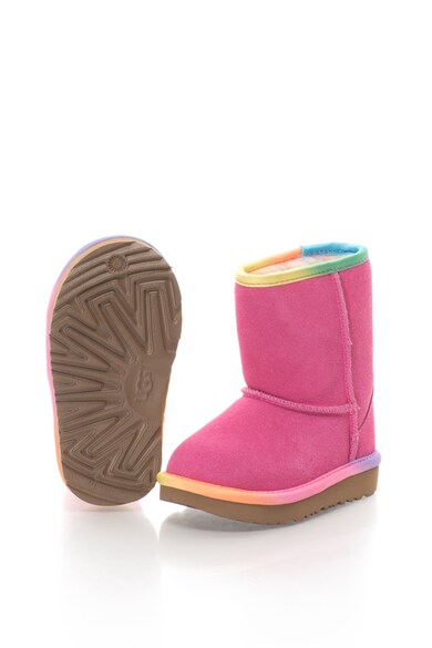 UGG Cizme scurte din piele de oaie Classic Short II Rainbow Fete