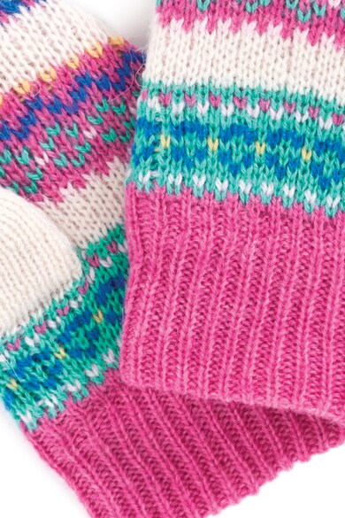 JoJo Maman Bebe Раирани плетени ръкавици Момичета