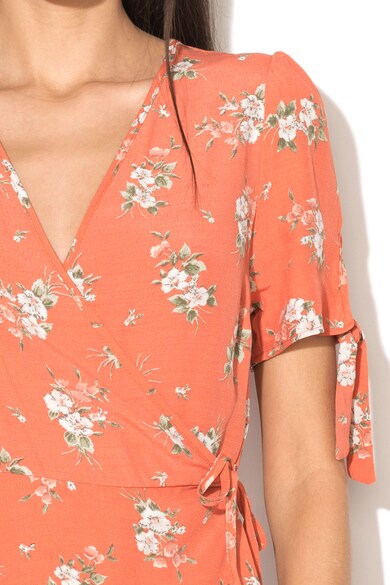 NEW LOOK Bluza cu decolteu adanc in V si cu imprimeu floral Femei