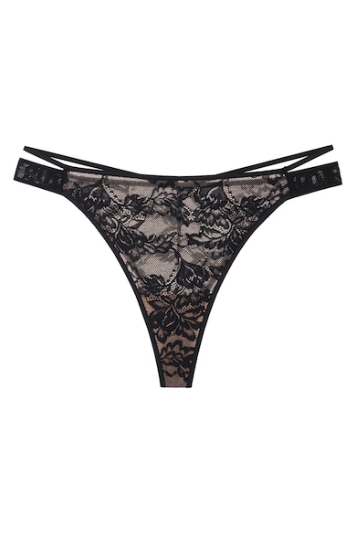 Chiloti stringi Bisous negru - Negru