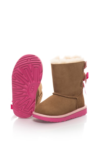 UGG Cizme scurte de piele intoarsa Bailey Bow II Baieti