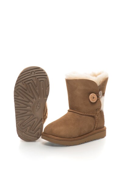 UGG Cizme scurte de piele intoarsa Bailey Button II Baieti