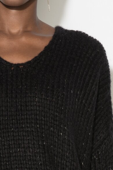 Zee Lane Denim Pulover supradimensionat tricotat cu perforatii Femei