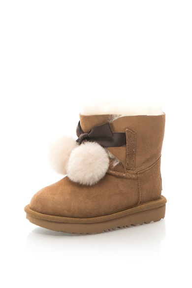 UGG Cizme scurte din piele intoarsa cu ciucuri Gita Baieti