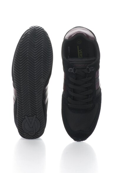 Versace Jeans Pantofi sport de piele sintetica Runner Barbati