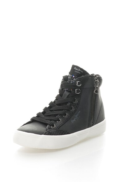 Pepe Jeans Pantofi sport mid-hi cu particule stralucitoare Parson Baieti