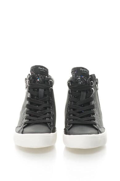 Pepe Jeans Pantofi sport mid-hi cu particule stralucitoare Parson Fete