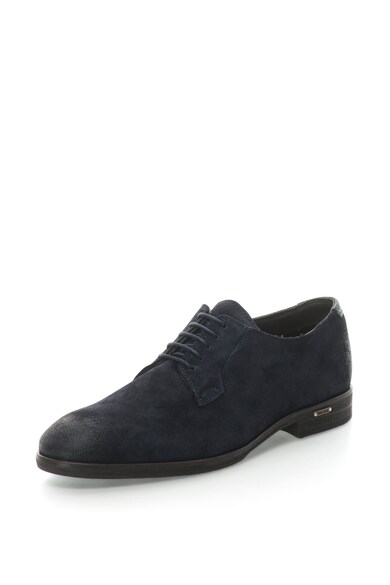 Pepe Jeans London Pantofi derby de piele intoarsa cu aspect retro Rellick Barbati