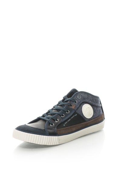 Pepe Jeans London Pantofi sport cu garnitura de piele intoarsa sintetica Industry Barbati