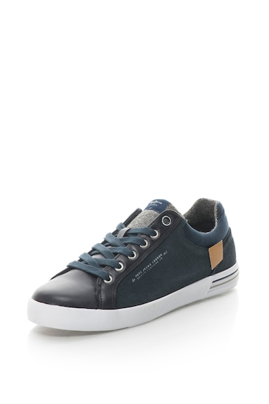 Pepe Jeans London Pantofi sport cu segmente de piele intoarsa North Mix Barbati