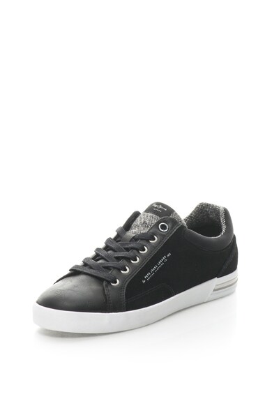 Pepe Jeans London North Mix Sneakers Cipő Nyersbőr Panelekkel férfi