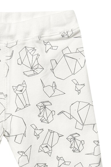 Pippi Pantaloni cu mansete cu imprimeu origami Fete