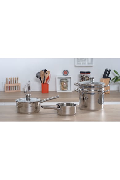 Tefal Set 6 piese pentru paste  Duetto, inox, inductie Femei