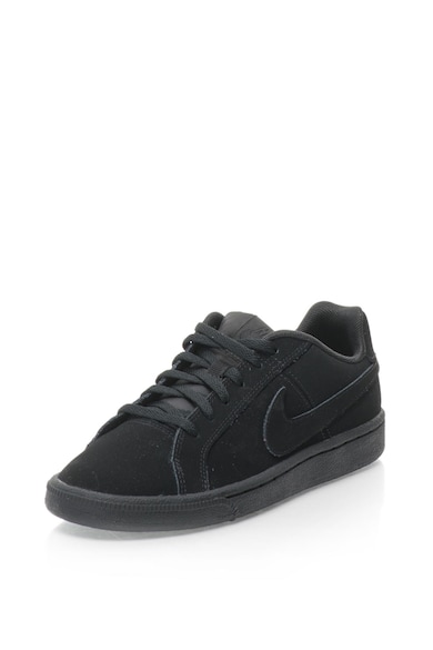 Nike Pantofi sport de piele nabuc cu logo Court Royale Baieti