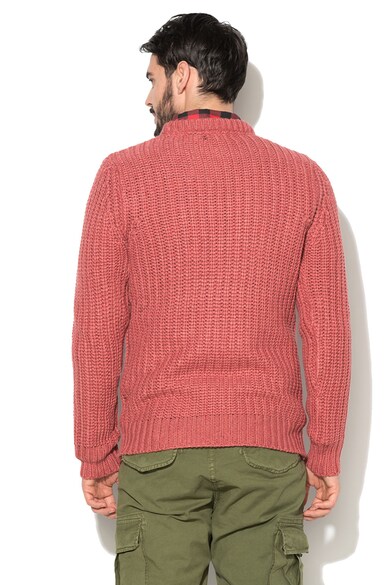 BRAVE SOUL Плетен пуловер с овално деколте Мъже