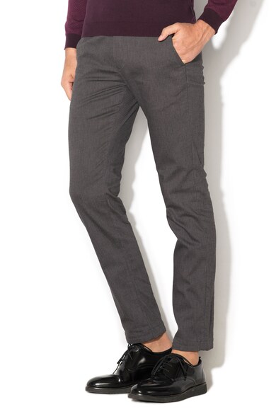 Ted Baker Pantaloni slim fit cu model herringbone Tamaram Barbati