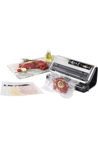 FoodSaver Aparat de vidat  , 1 viteza, 28 cm, functie Pulse, vidare umeda/uscata, cutter integrat, Argintiu Femei