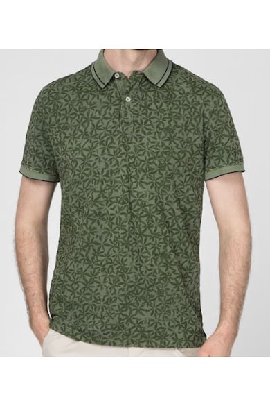 Tricou cu guler polo si imprimeu