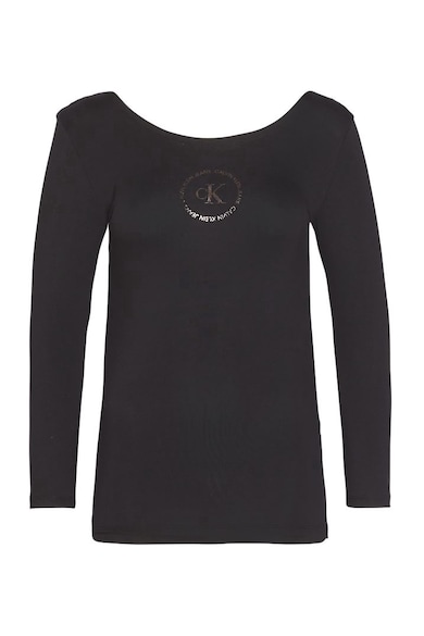 Bluza Slim cu logo -