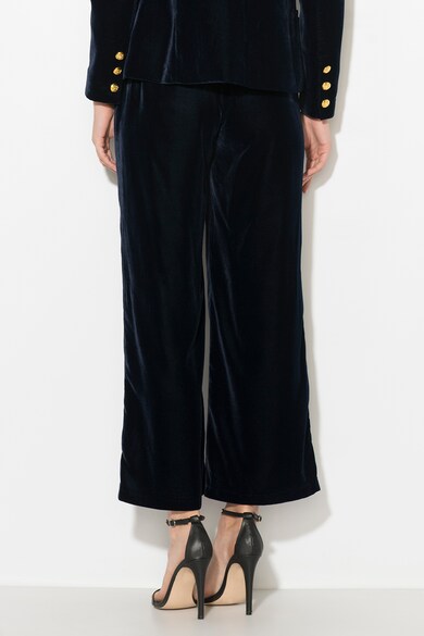 Zee Lane Collection Pantaloni culotte de catifea cu un cordon in talie Femei