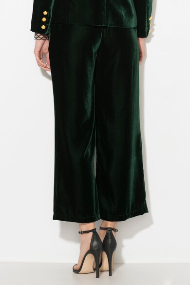 Zee Lane Collection Pantaloni culotte de catifea cu un cordon in talie Femei