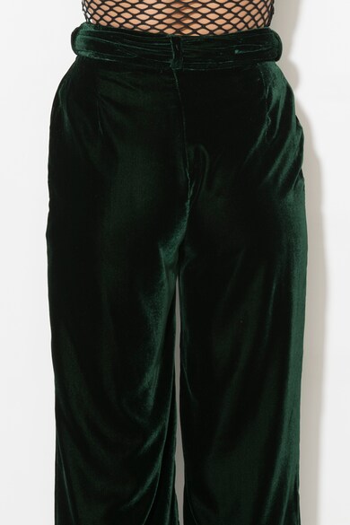 Zee Lane Collection Кадифена пола-панталон с колан Жени