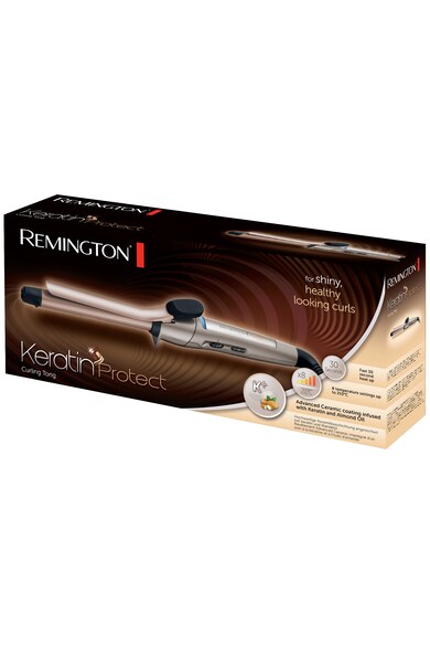 Remington Ondulator  Keratin Protect , 210°, 19 mm, oprire automata, Auriu Femei