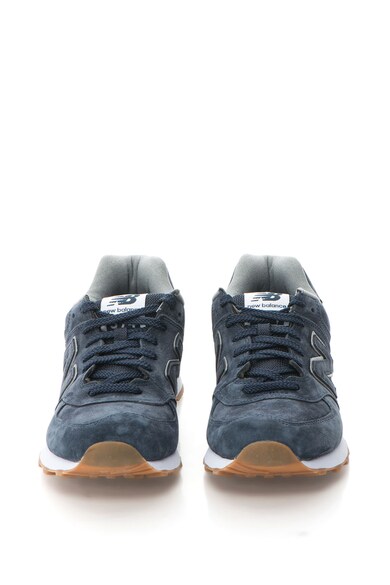 New Balance Велурени спортни обувки 574 с лого Мъже
